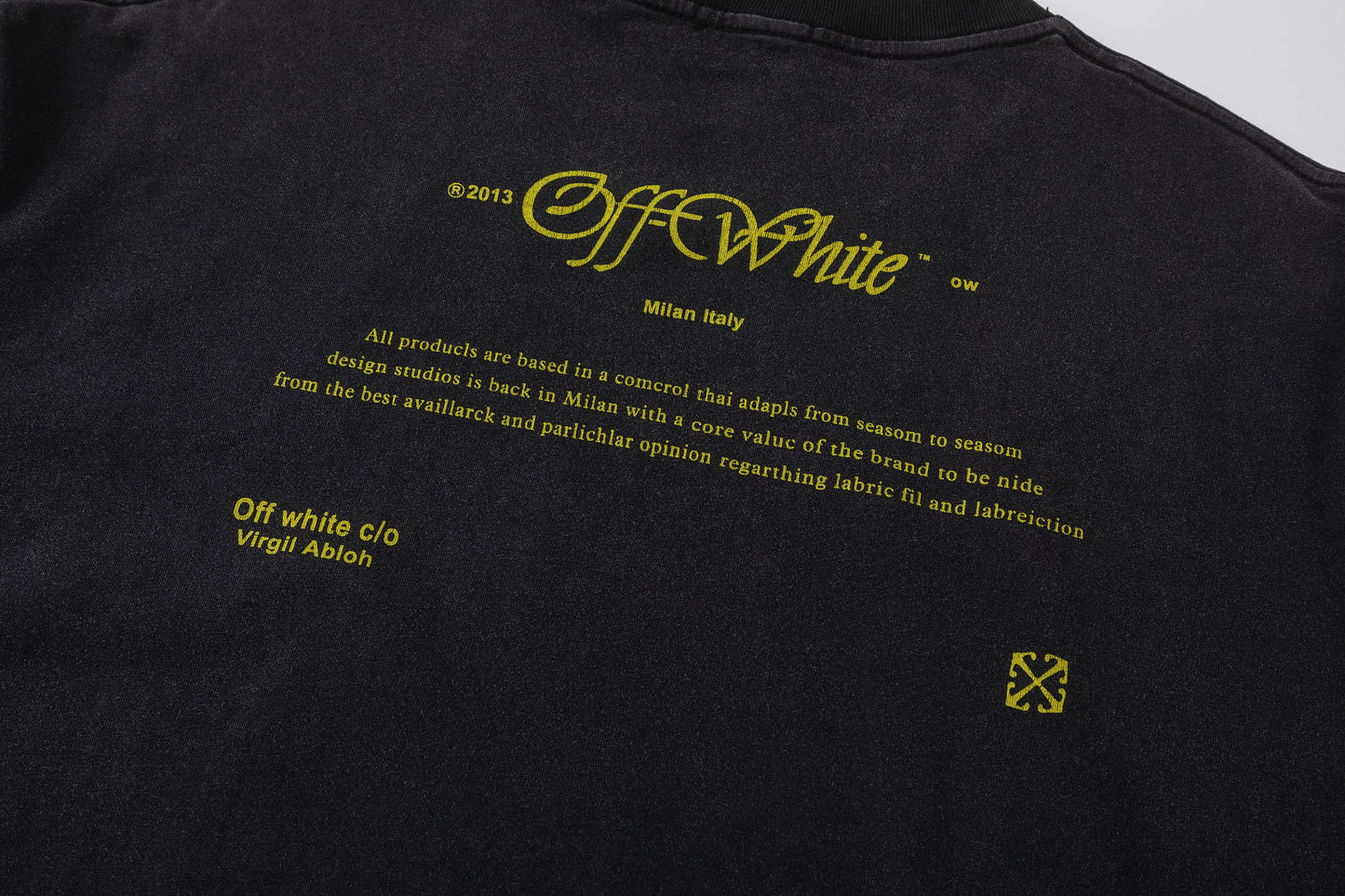 OFF-WHITE Cotton Short-sleeved T-shirt 9038
