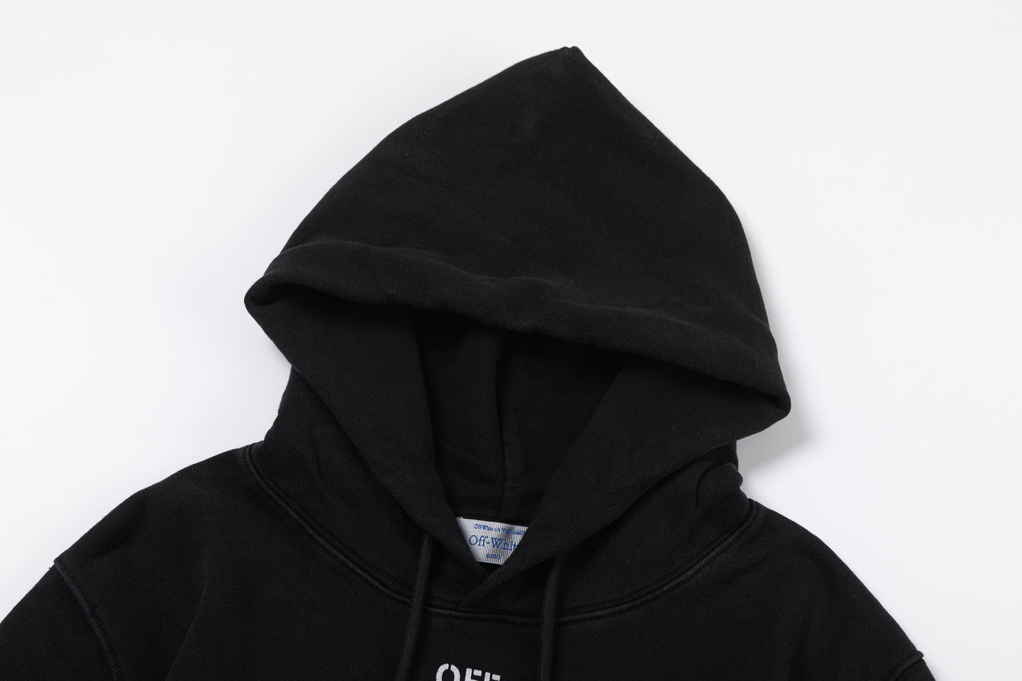 Off white 460g heavy washed hooded sweatshirt 8108