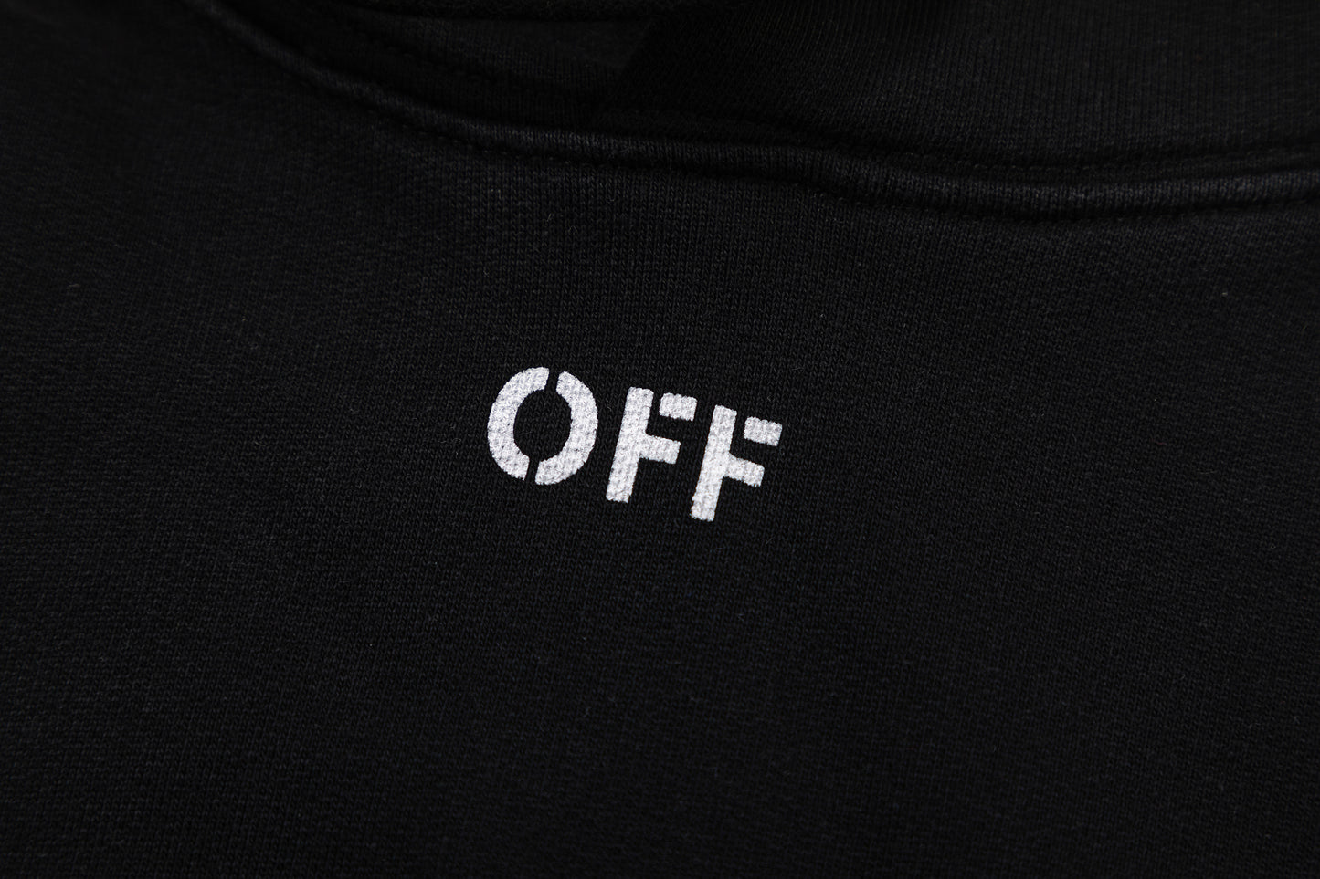 Off white 460g heavy washed hooded sweatshirt 8108