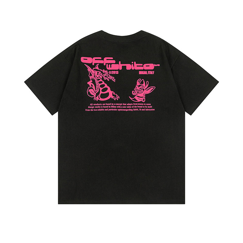 OFF-WHITE Cotton Short-sleeved T-shirt 9006