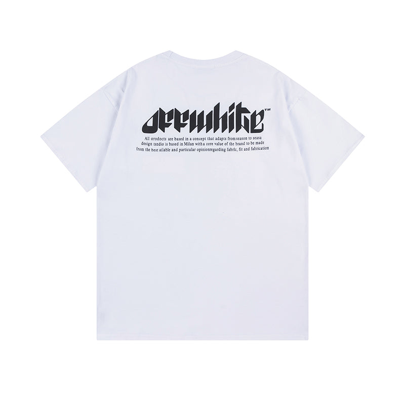 OFF-WHITE Cotton Short-sleeved T-shirt 9010
