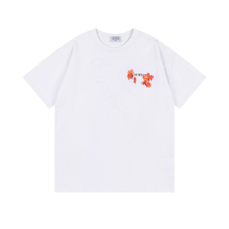 OFF-WHITE Cotton Short-sleeved T-shirt 9066