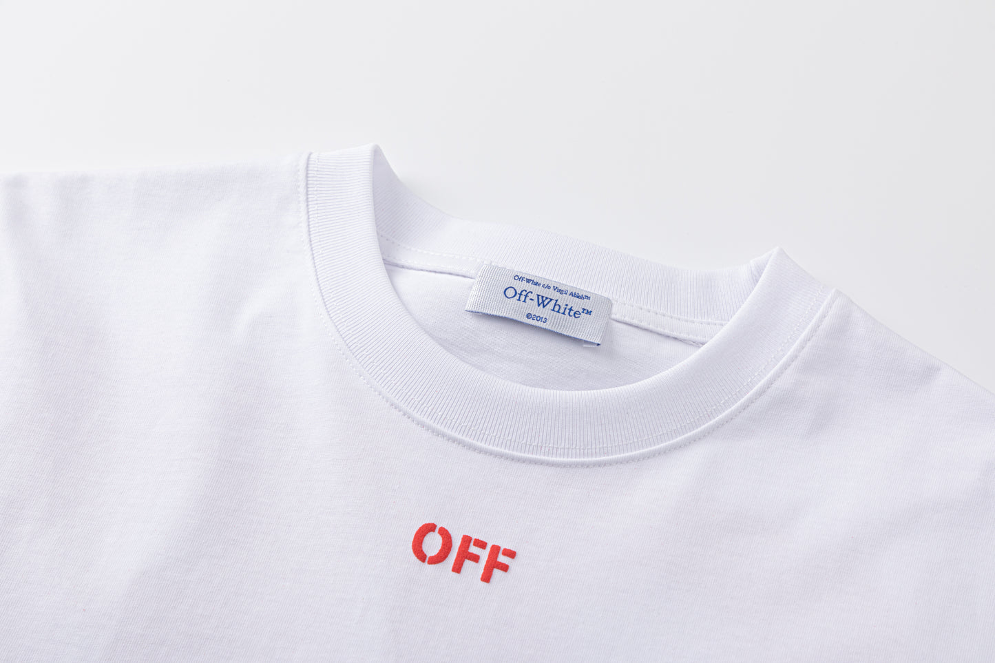 OFF-WHITE Cotton Short Sleeve T-Shirt 9024