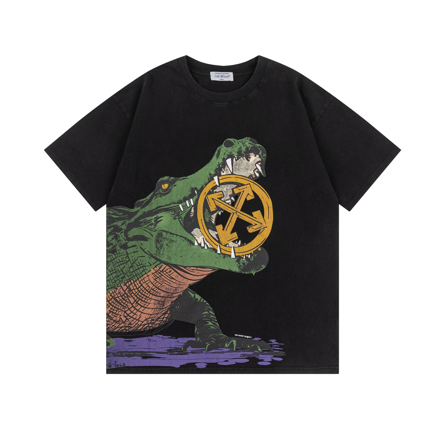 OFF-WHITE Cotton Short-sleeved T-shirt 9022
