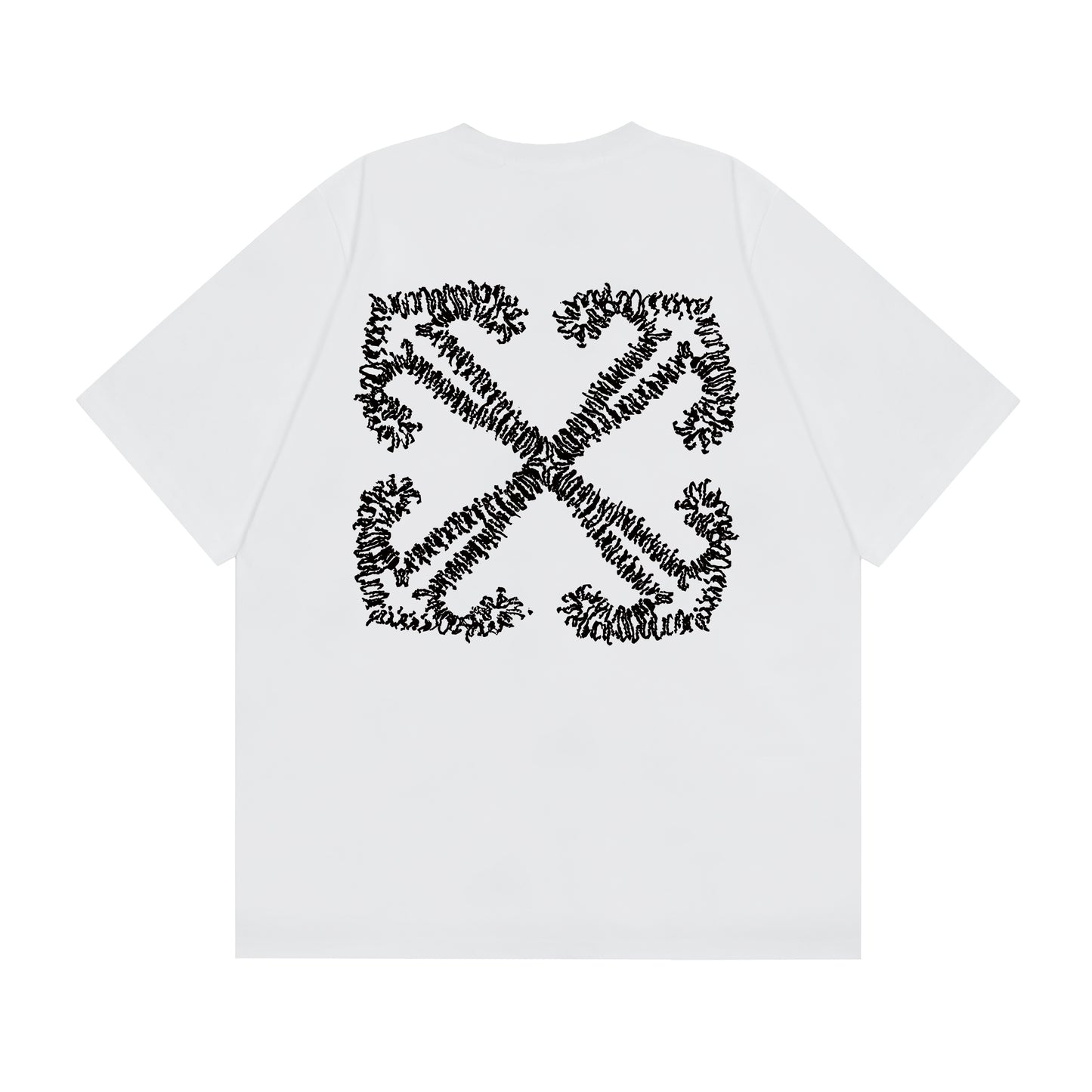 OFF-WHITE cotton short-sleeved T-shirt F87