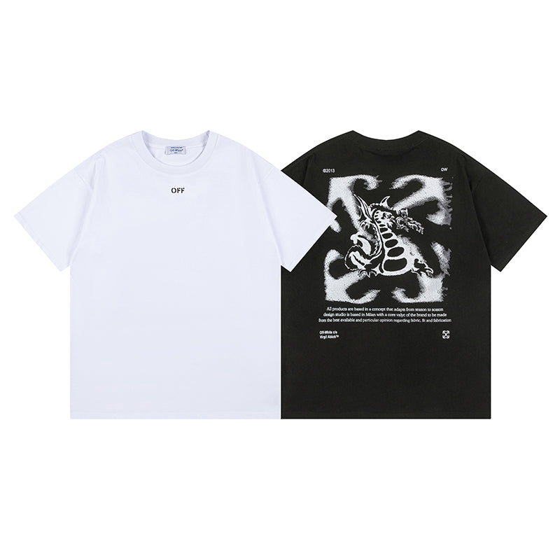 OFF-WHITE Cotton Short-sleeved T-shirt 9008