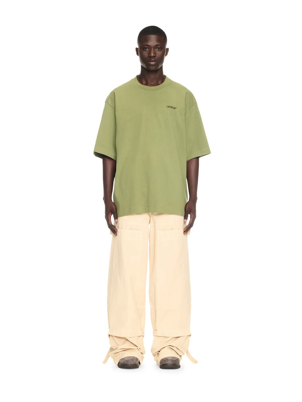 OFF-WHITE Cotton Short-sleeved T-shirt 9001