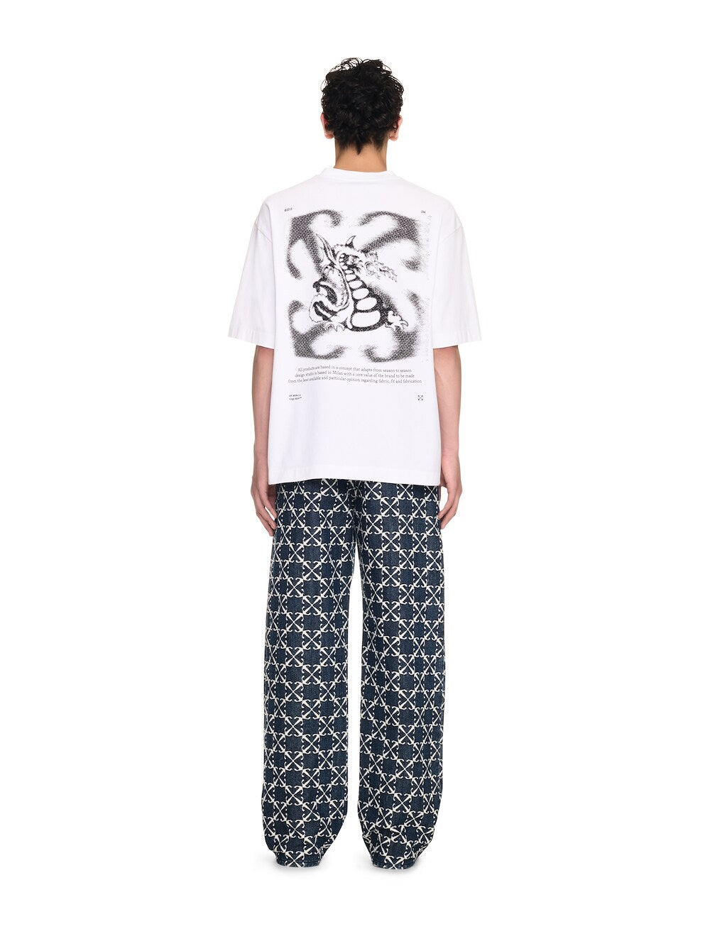 OFF-WHITE Cotton Short-sleeved T-shirt 9008
