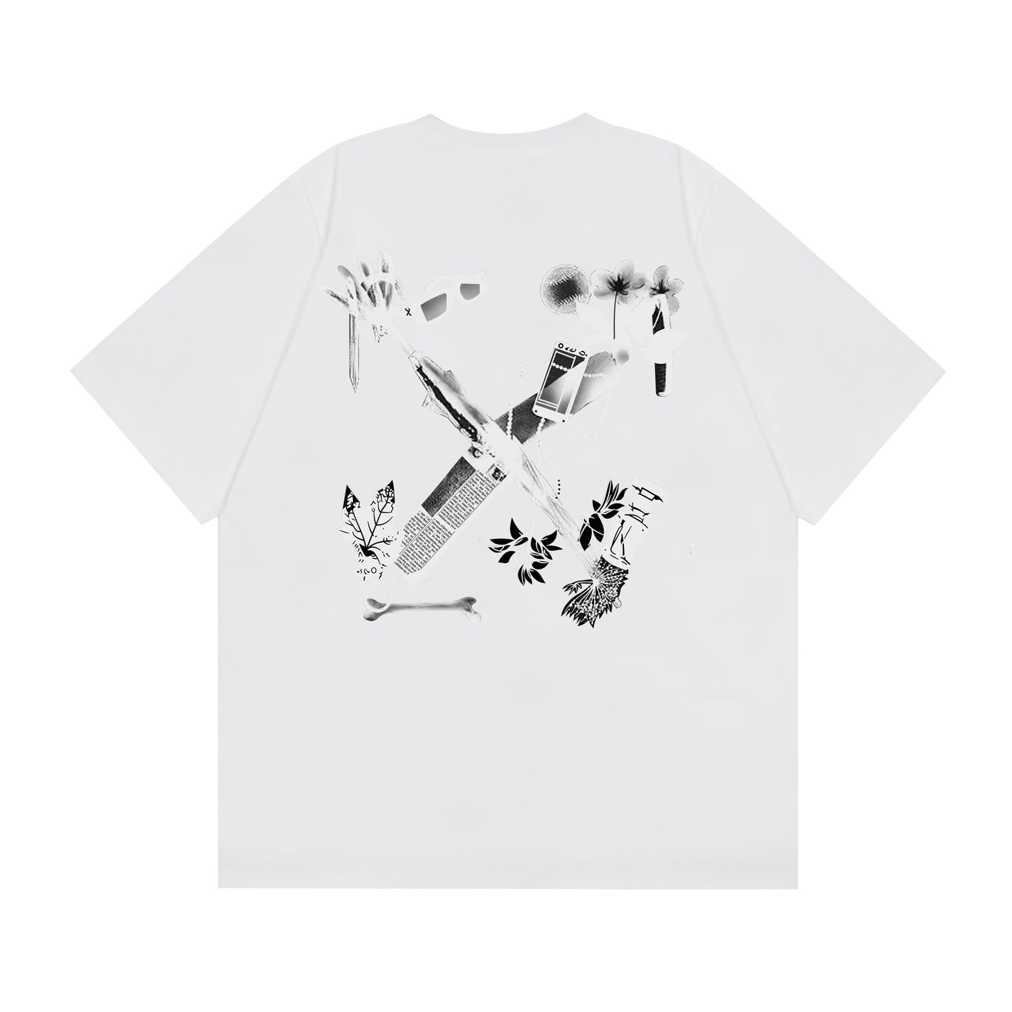 OFF-WHITE Cotton Short-Sleeved T-Shirt F75