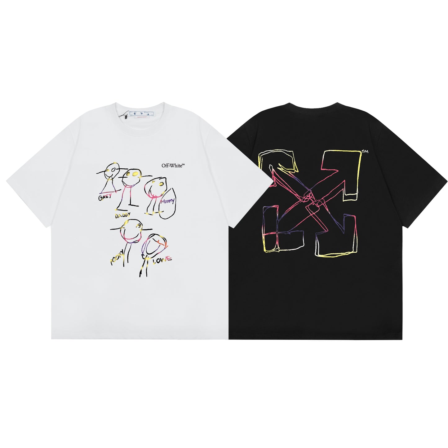 OFF-WHITE Cotton Short-Sleeved T-Shirt F76