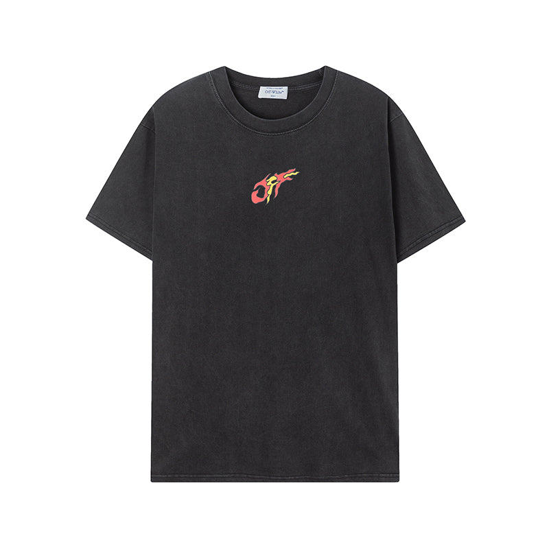 OFF-WHITE Cotton Short-sleeved T-shirt 8020