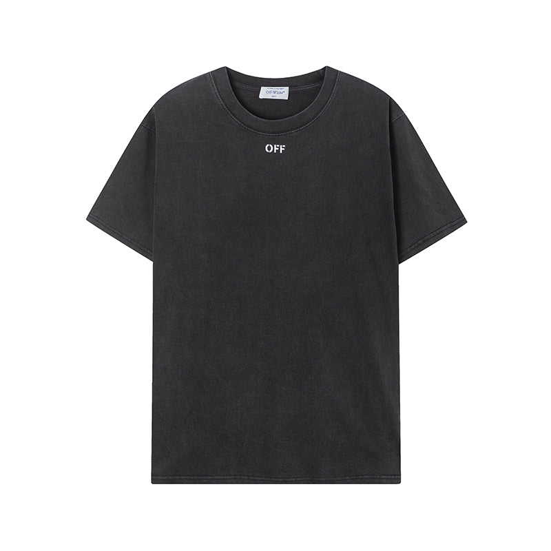 OFF-WHITE Heavyweight Cotton Washed Short-Sleeved T-Shirt 8018