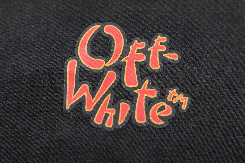 OFF-WHITE Cotton Short-sleeved T-shirt 8021