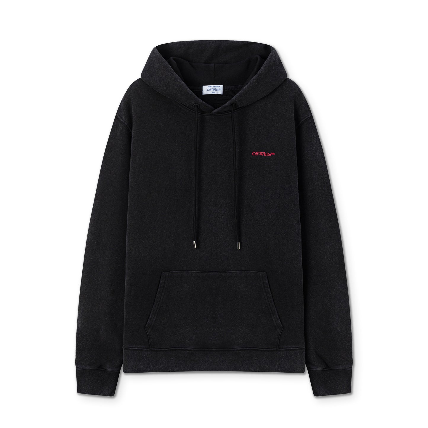 Off white 460g heavy washed hooded sweatshirt 9079