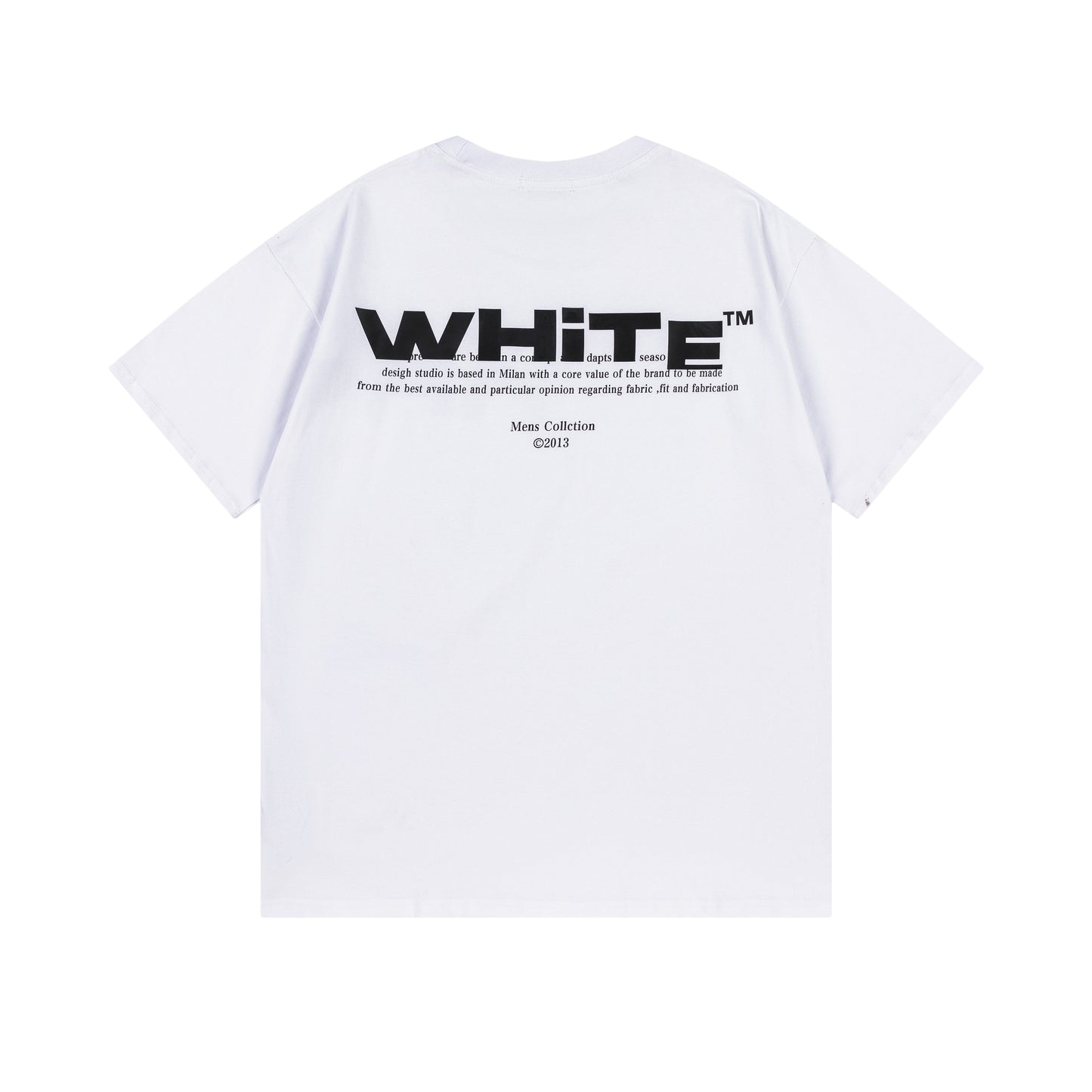 OFF-WHITE Cotton Short-sleeved T-shirt 9059