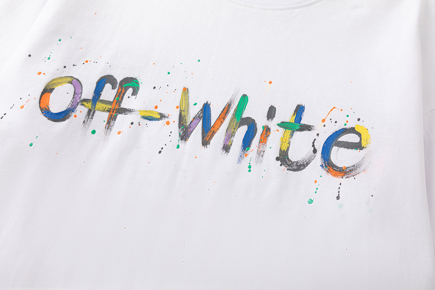 OFF-WHITE Cotton Short-sleeved T-shirt 9069