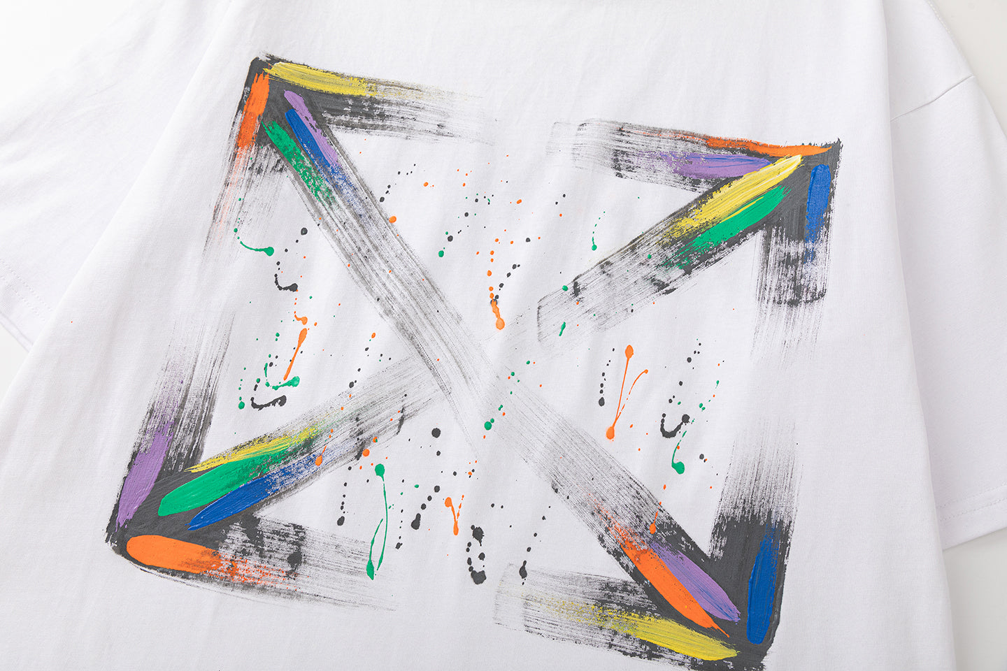 OFF-WHITE Cotton Short-sleeved T-shirt 9069