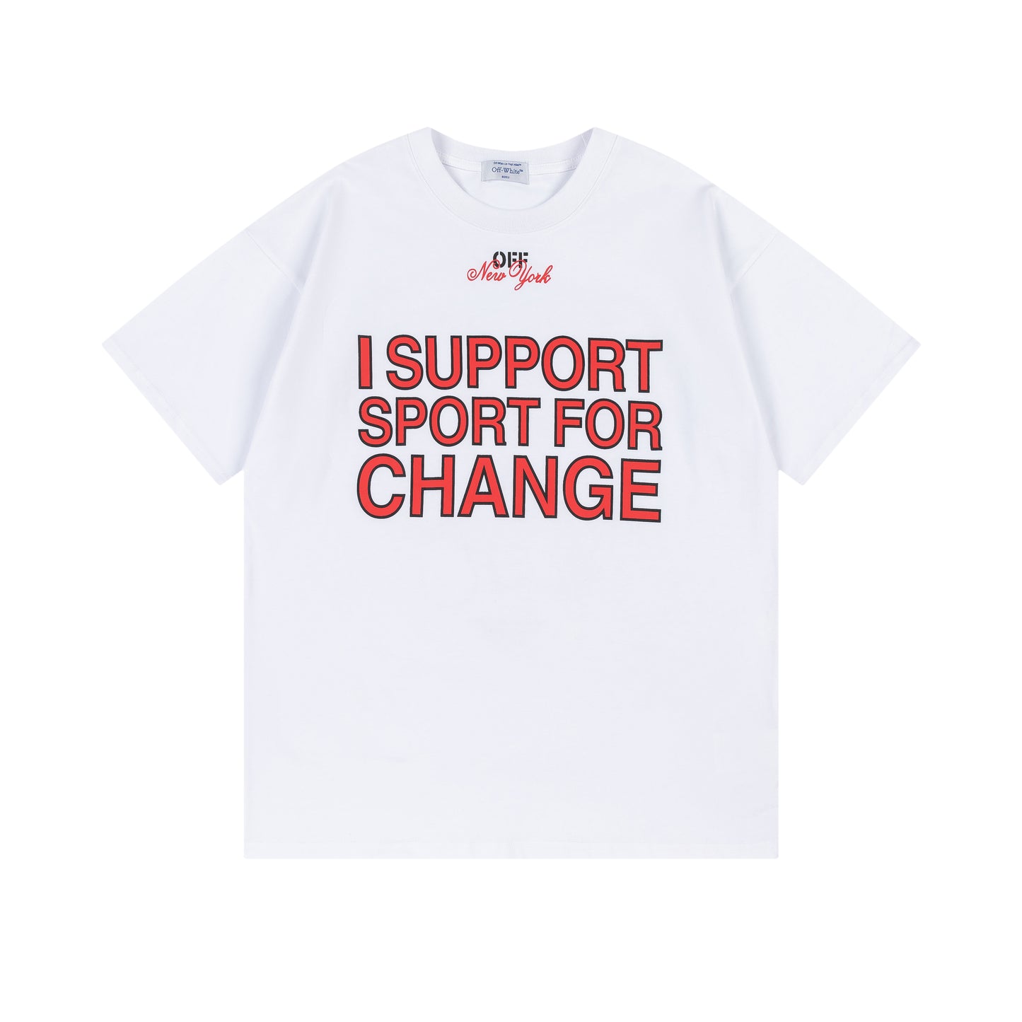 OFF-WHITE Cotton Short-sleeved T-shirt 9050