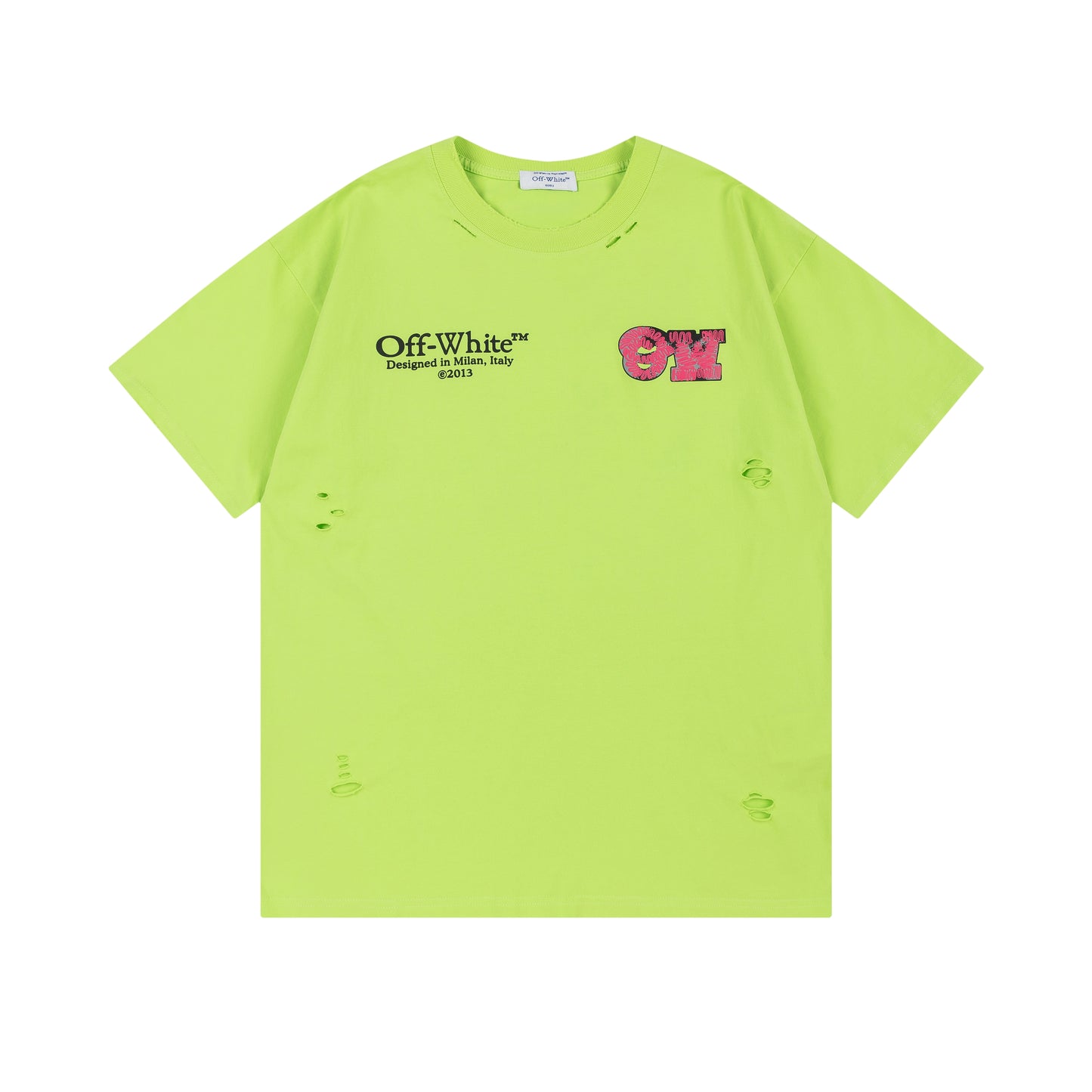 OFF-WHITE Cotton Short-sleeved T-shirt 9051