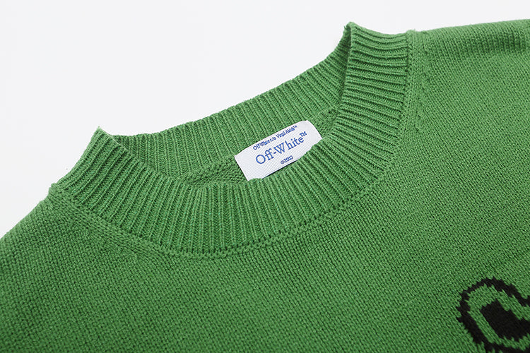 OFF WHITE Crew Neck Sweater 605