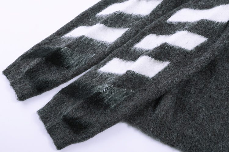 OFF WHITE mohair arrow sweater 305