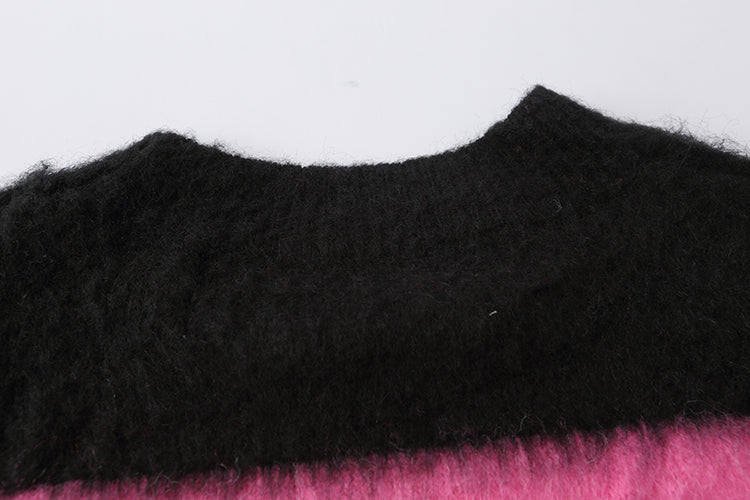 OFF WHITE Mohair Striped Arrow Sweater 301