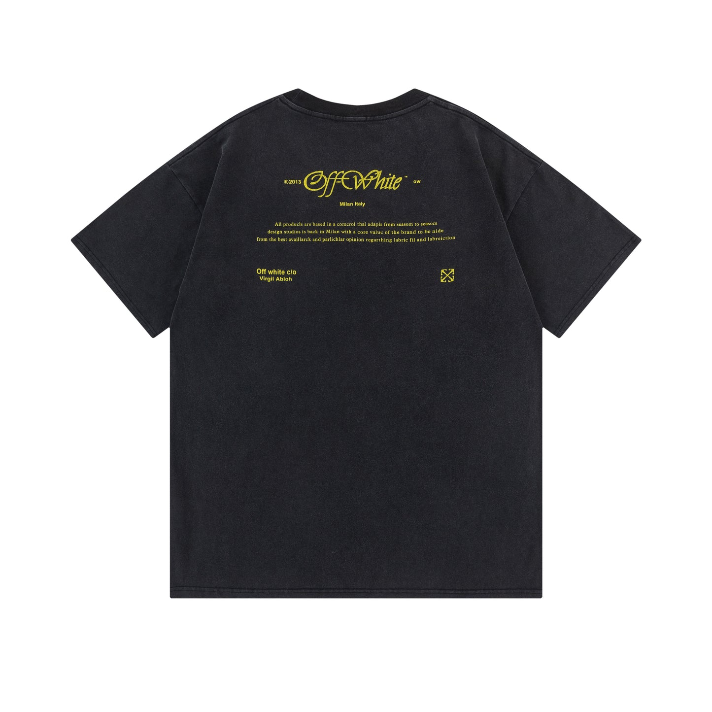 OFF-WHITE Cotton Short-sleeved T-shirt 9038