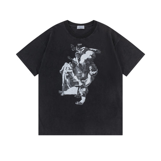 OFF-WHITE Cotton Short-sleeved T-shirt 9039