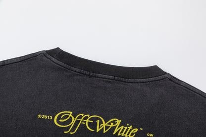 OFF-WHITE Cotton Short-sleeved T-shirt 9038