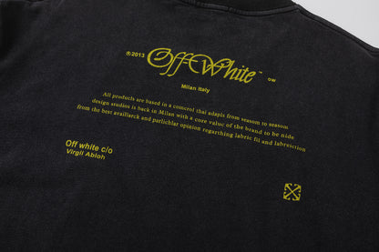 OFF-WHITE Cotton Short-sleeved T-shirt 9038