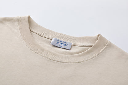 OFF-WHITE Cotton Short-sleeved T-shirt 8030