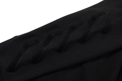 Off white 460g heavy washed hooded sweatshirt 8108