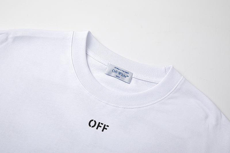 OFF-WHITE Cotton Short-sleeved T-shirt 9008