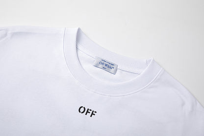 OFF-WHITE Cotton Short-sleeved T-shirt 9008