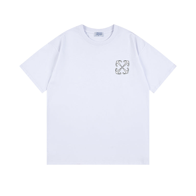OFF-WHITE Cotton Short-sleeved T-shirt 9004