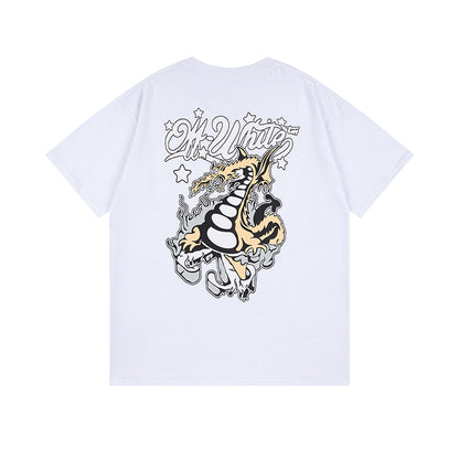 OFF-WHITE Cotton Short-sleeved T-shirt 9004