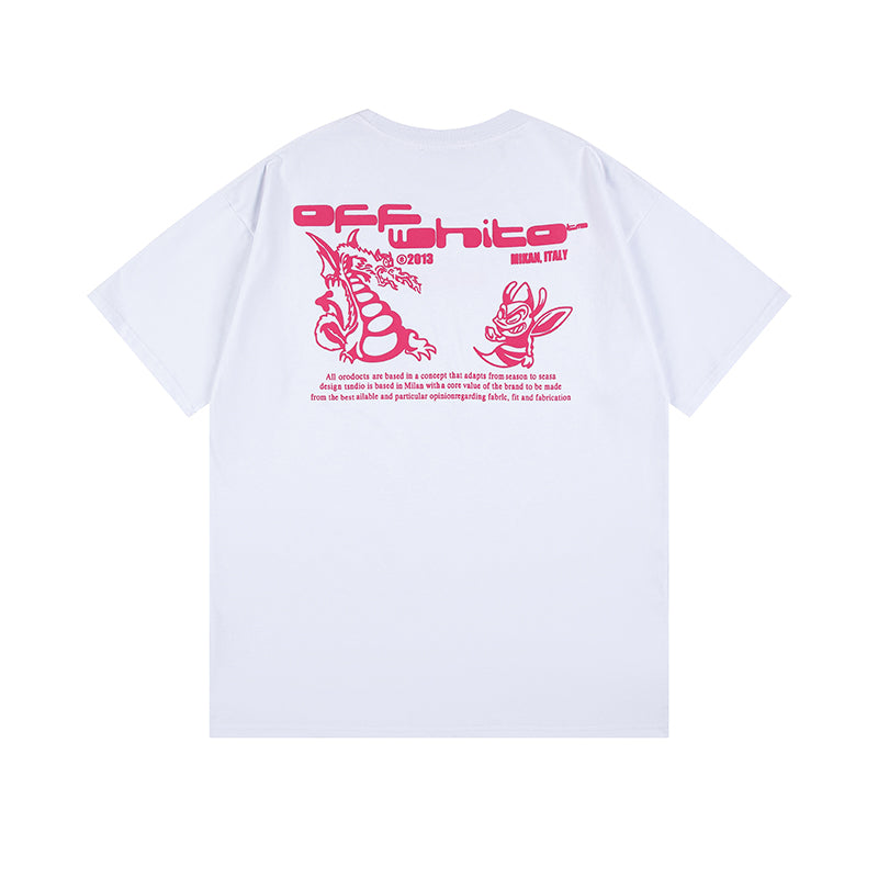 OFF-WHITE Cotton Short-sleeved T-shirt 9006