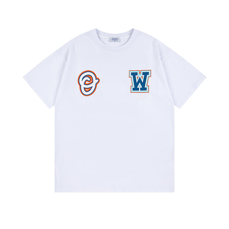 OFF-WHITE Cotton Short-sleeved T-shirt 9005