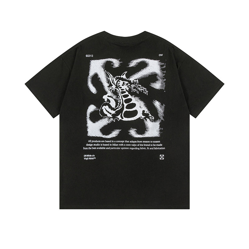 OFF-WHITE Cotton Short-sleeved T-shirt 9008