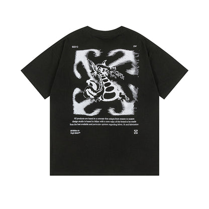 OFF-WHITE Cotton Short-sleeved T-shirt 9008
