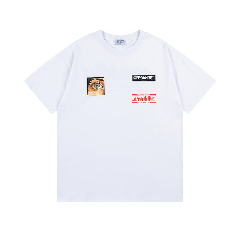 OFF-WHITE Cotton Short-sleeved T-shirt 9010
