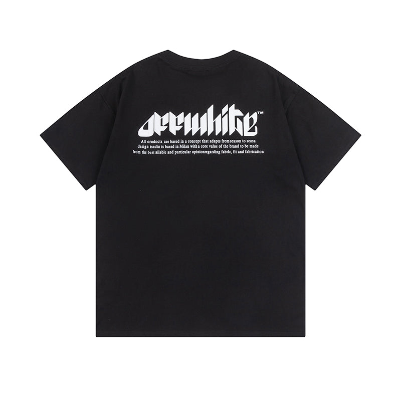 OFF-WHITE Cotton Short-sleeved T-shirt 9010
