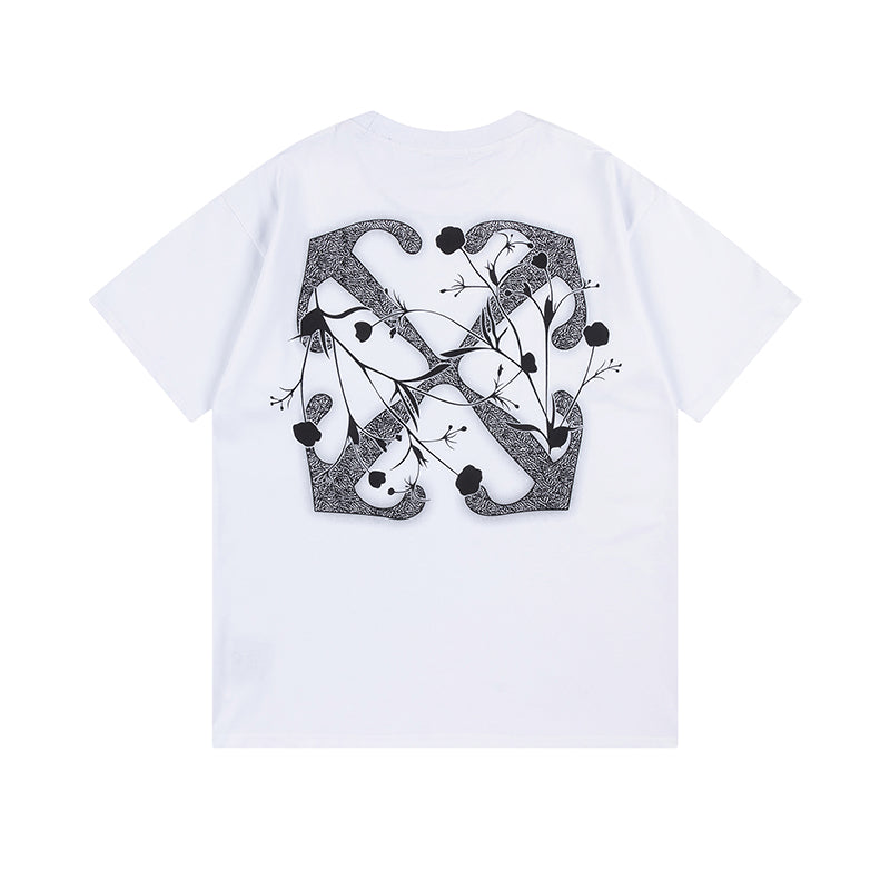 OFF-WHITE Cotton Short-sleeved T-shirt 9012
