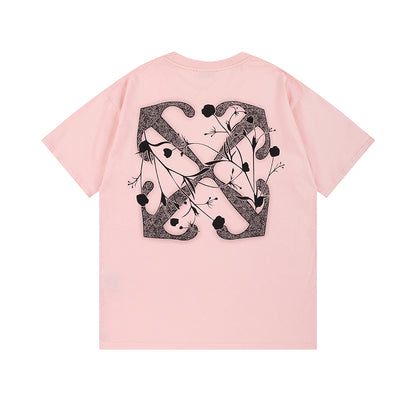OFF-WHITE Cotton Short-sleeved T-shirt 9012