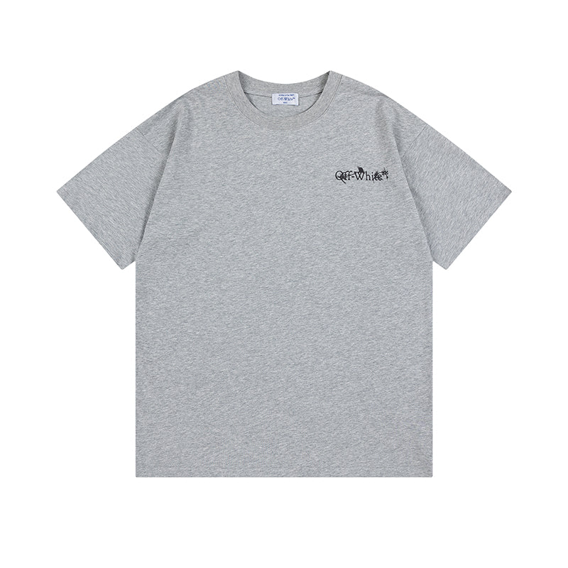OFF-WHITE Cotton Short-sleeved T-shirt 9012