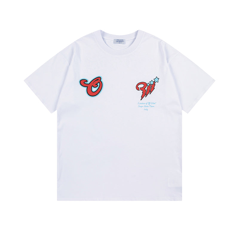 OFF-WHITE Cotton Short-sleeved T-shirt 9003