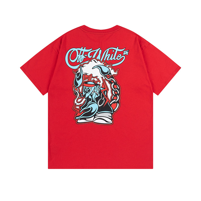 OFF-WHITE Cotton Short-sleeved T-shirt 9003