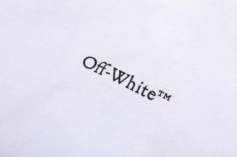 OFF-WHITE Cotton Short-sleeved T-shirt 9009