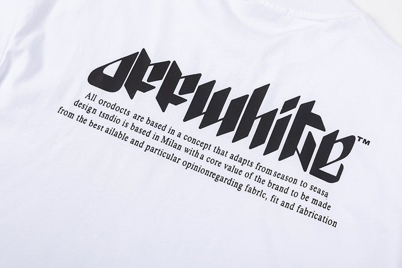 OFF-WHITE Cotton Short-sleeved T-shirt 9010