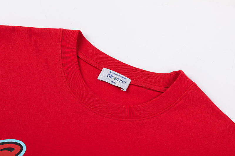 OFF-WHITE Cotton Short-sleeved T-shirt 9003